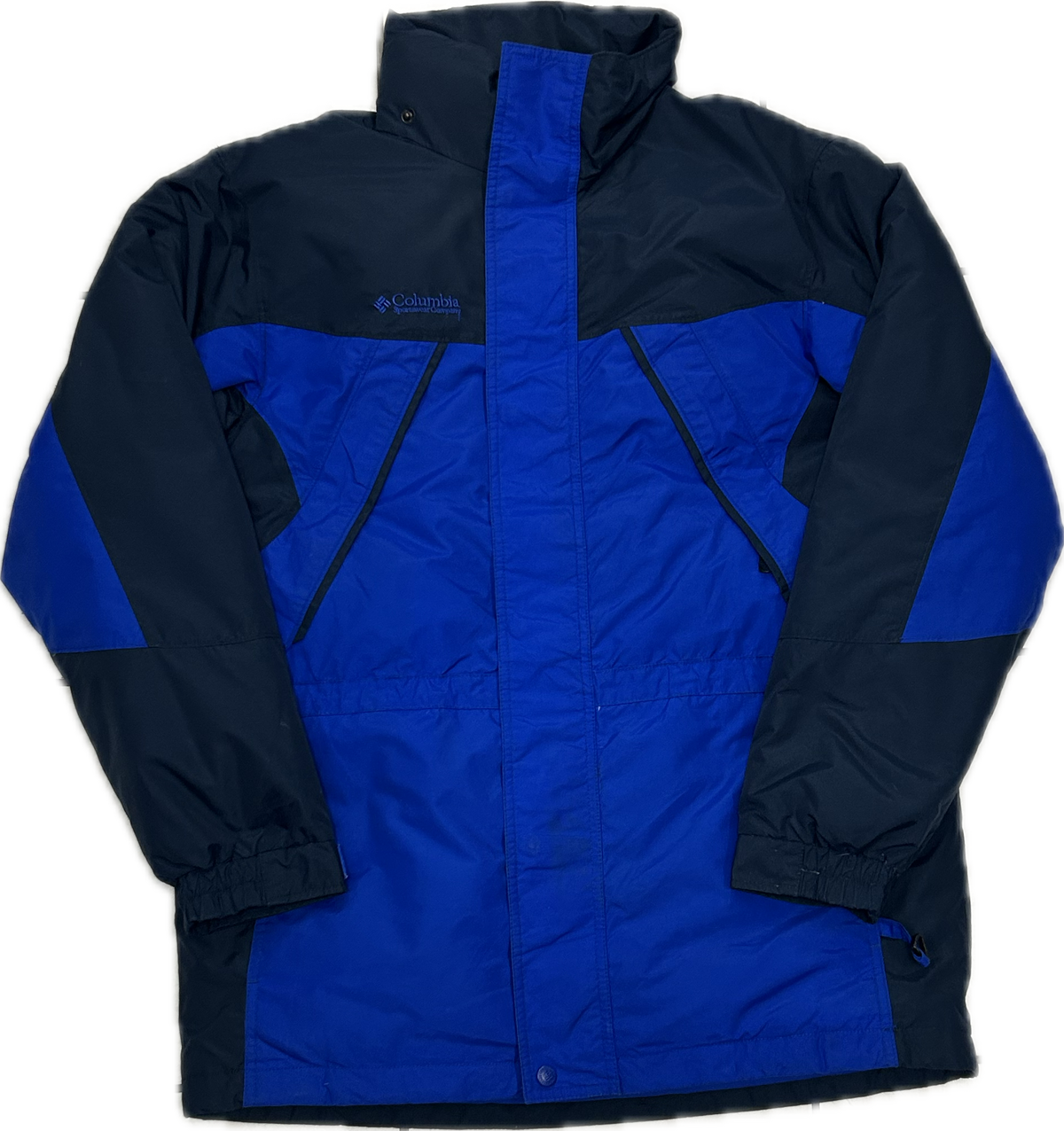 Columbia 00's Dual Blue Retro Waterproof Heavy Jacket