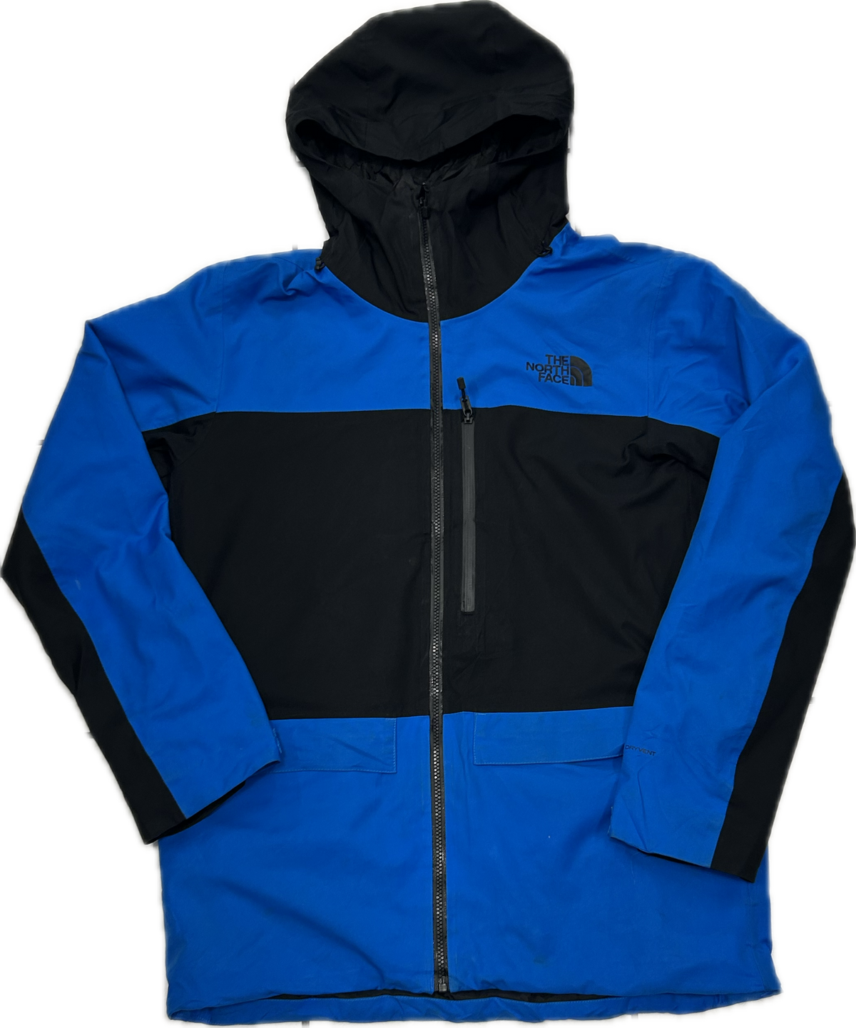 TheNorthFace Blue and Black Heavy Waterproof Jacket